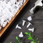 1Vapor Barrier Christmas Tree Fasteners Plastic Nylon Rivet Clips White Furniture Assembly Shelves Retainer for Crawlspace Barrier Poly Liners, Covers and Encapsulations (200 Pcs) - Image 7